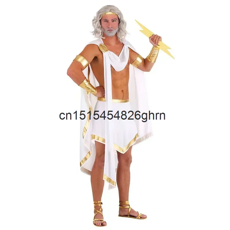 Halloween Party Gathering Stage Performance Adult Greek Olympian Main Deity Playing Cosplay Costumes