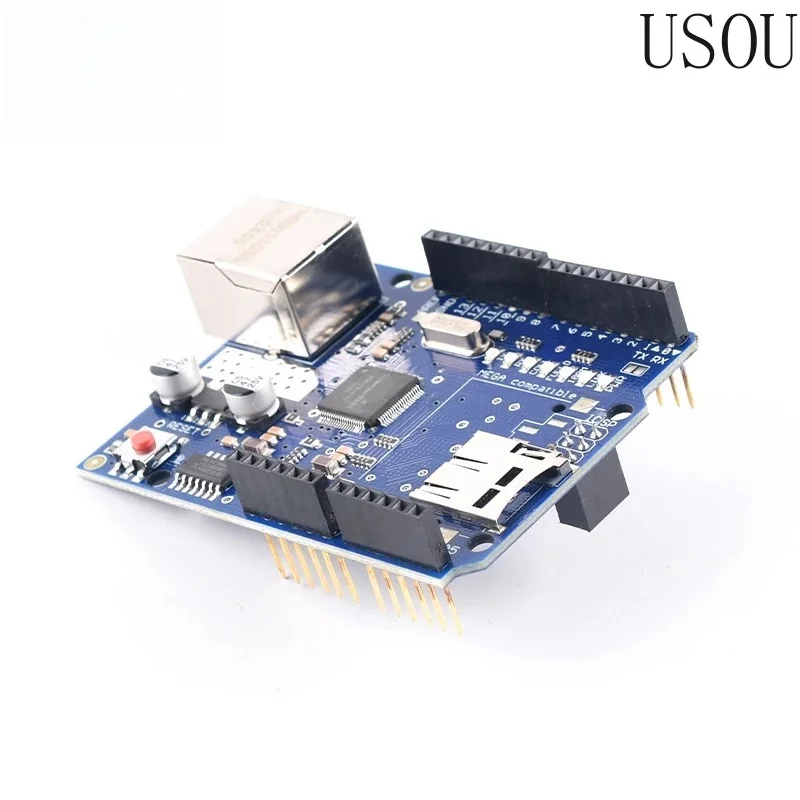 New- version Ethernet W5100 Network Expansion Board Module with SD Card Expansion