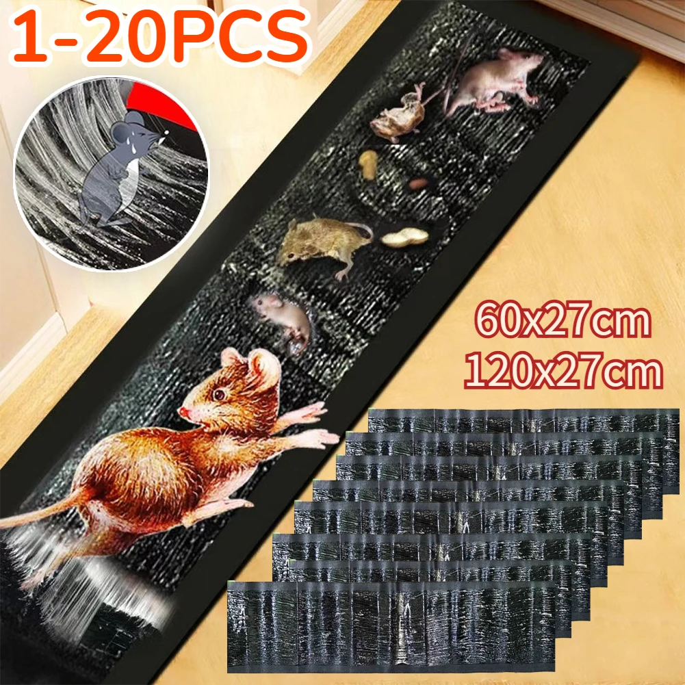 Super Strong Mouse Board Sticky Mice Glue Trap Non-toxic Mouse Trap Pest Reject Rodent Repeller Cockroach Killer for Home Garden