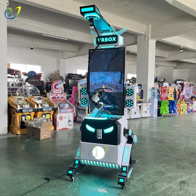 Children's VR Virtual Reality Game Console with Shooting Simulator Coin-Operated VR Equipment English Language