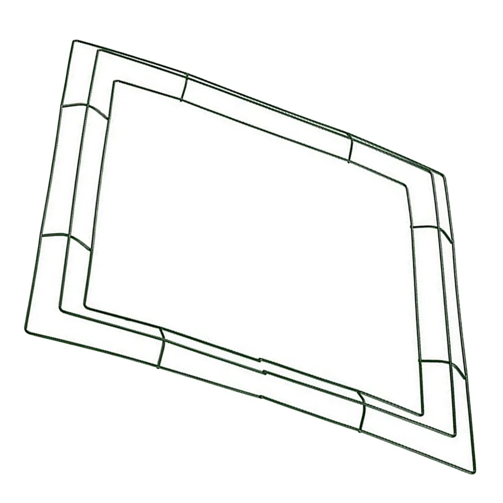 

Square Iron Wreath Base 35x35cm Multifunctional DIY Craft Frame for Holiday Decorations Macrame Wreath Wreaths Frame