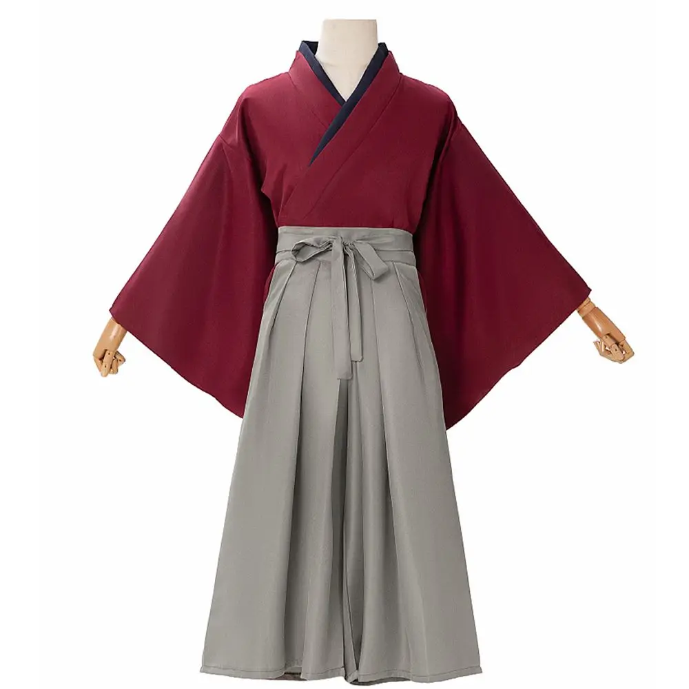 

XIN LAI SEN унисекс аниме Cos Himura Kenshin косплей костюм кимоно на Хэллоуин индивидуальный размер