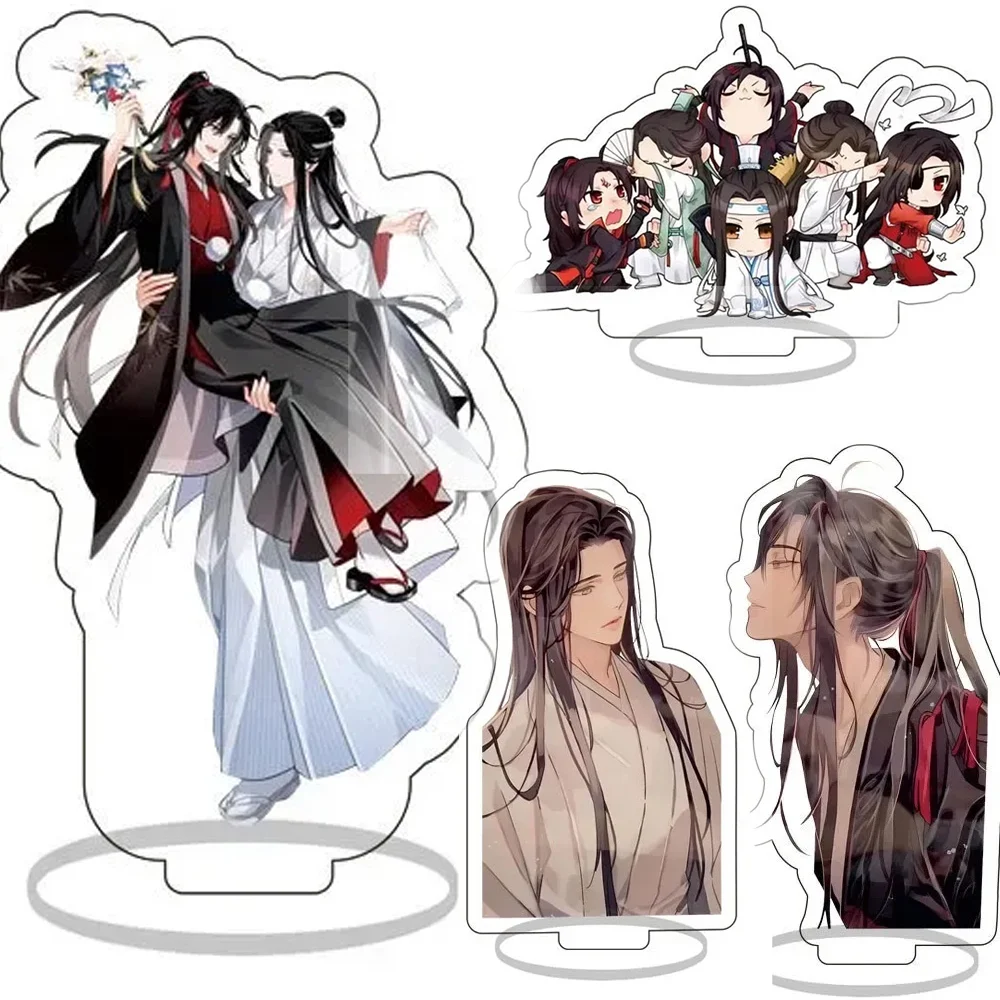 Anime Grandmaster of Demonic Cultivation Figure Acrylic Stand Wei Wuxian Figur Desk Ornaments Lan Wangji Acrylic Statue Toy Gift
