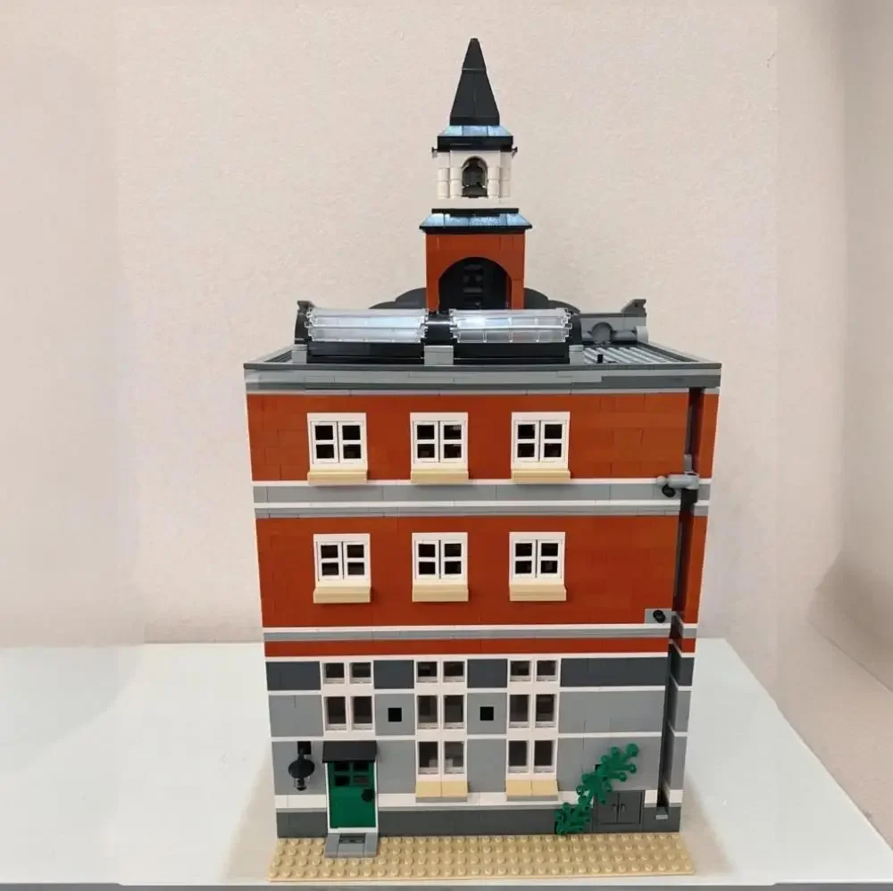 

Urban building blocks, classic street scenes, creative experts, brick shore detectives, gathering square models, MOC
