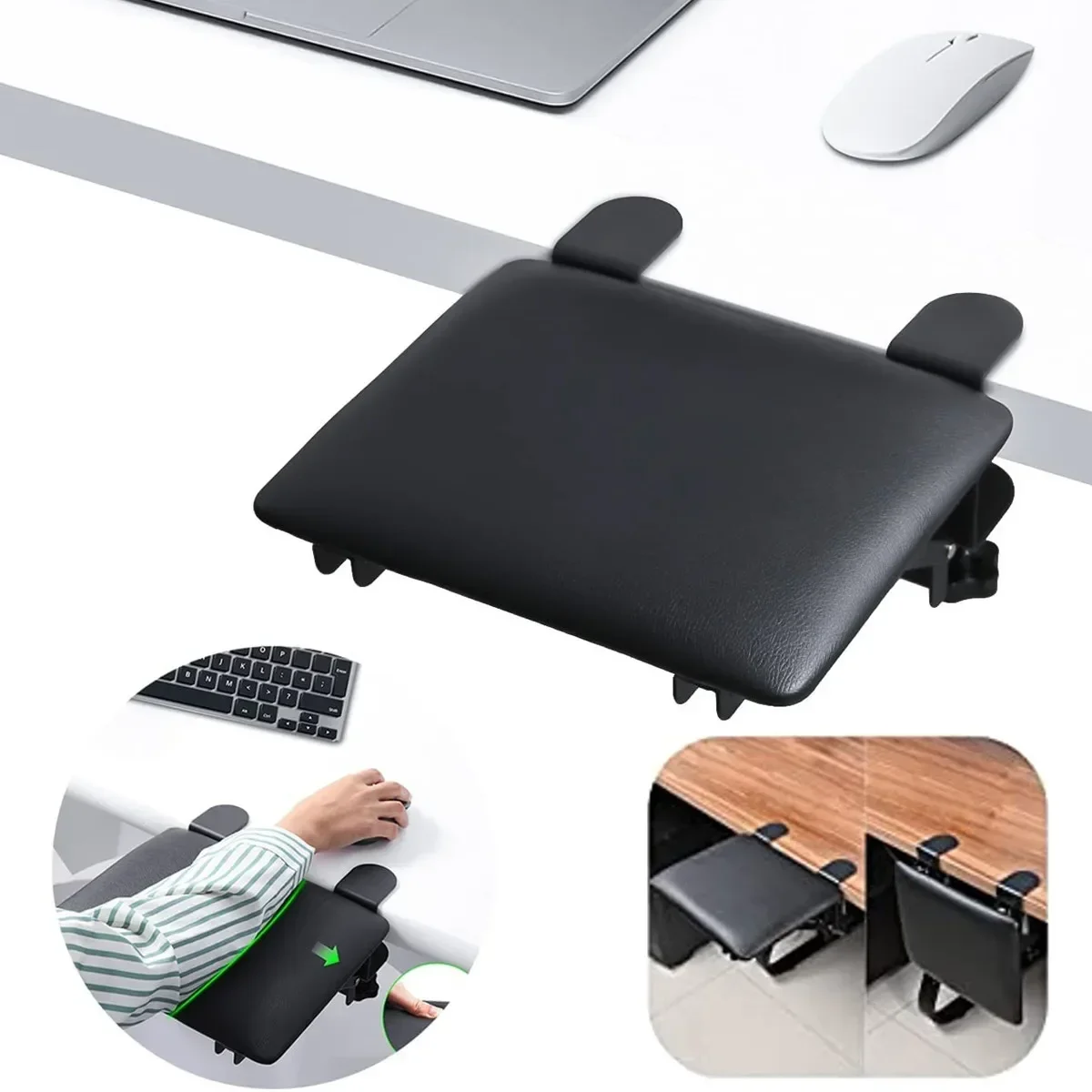 

Foldable Arm Rest for Desk Extender Tray Adjustable Arm Support Relieve Soft Arm Elbow Wrist Pain Hand Bracket for Home Office