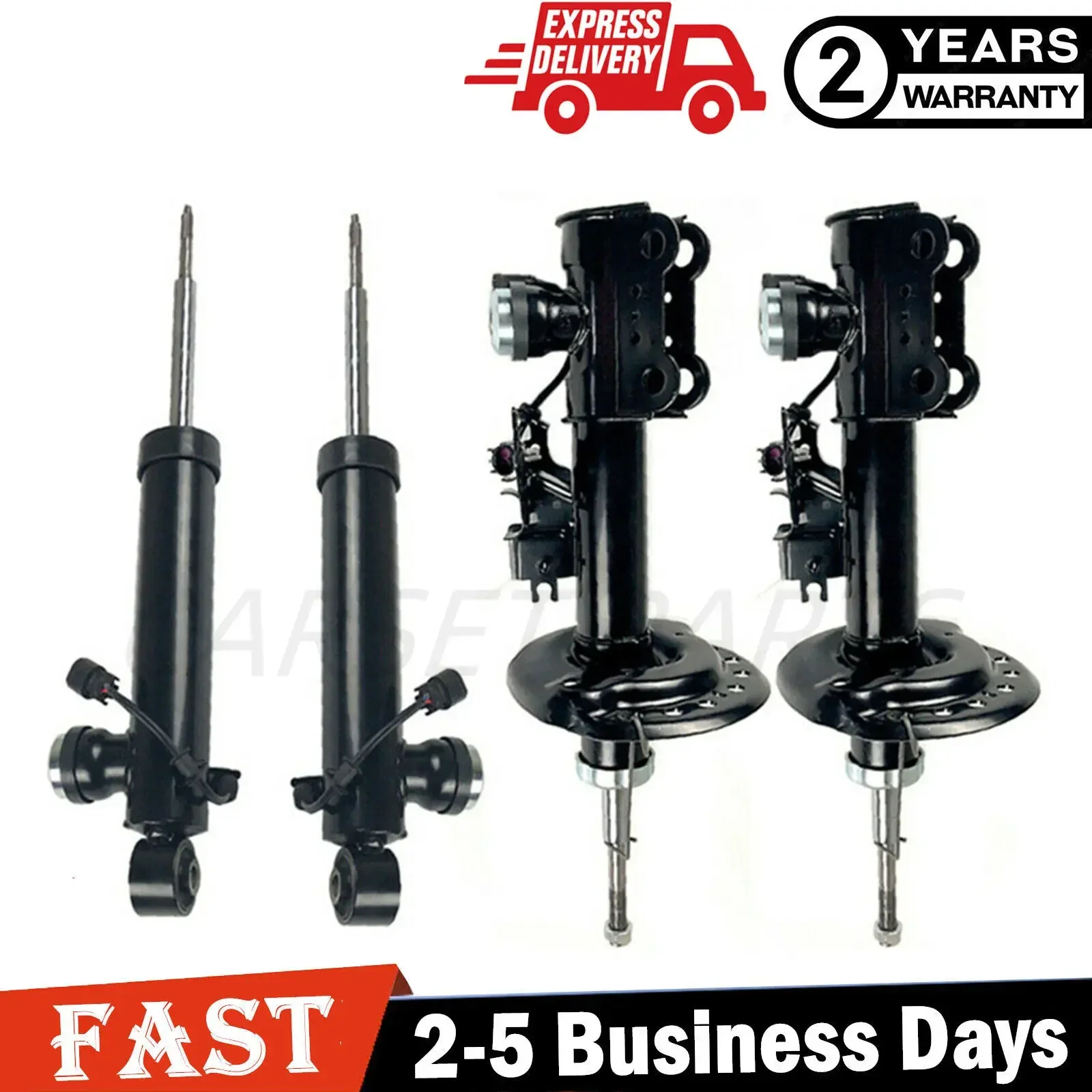 4pcs Front&Rear Electric Shock Absorber for Cadillac SRX For Saab 9-4X With Damper Control 12823605 20853197 22793800 20834664