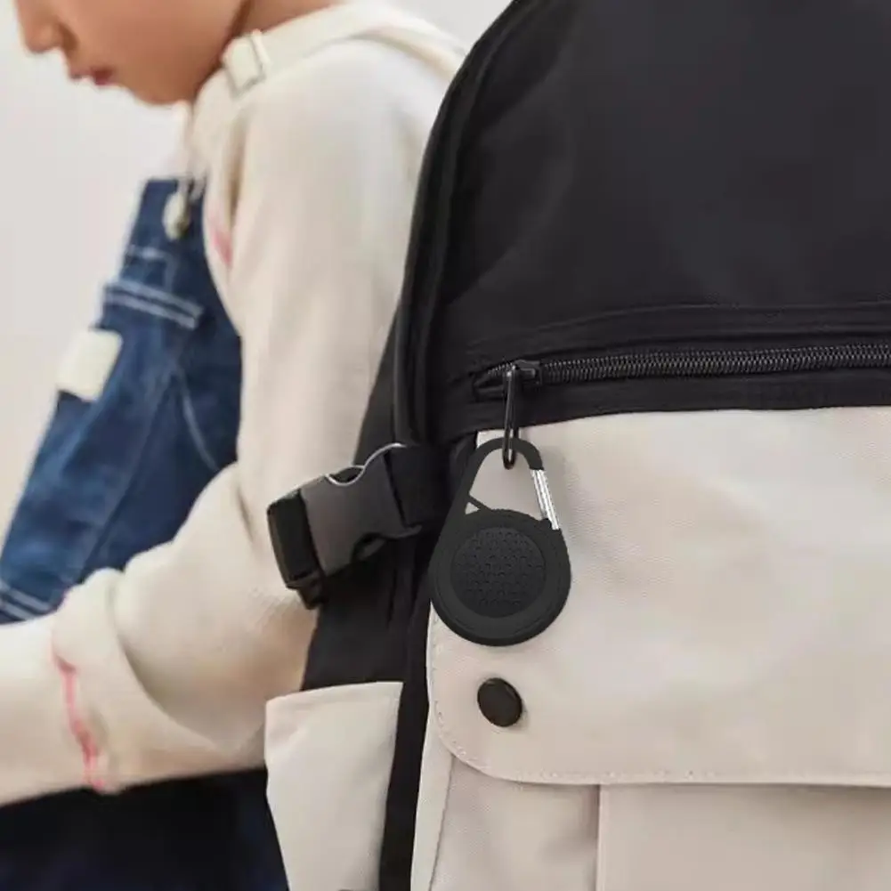 For Apple Anti-lost Device for airtag Shell Protective Cover Tracker Silicone Cover Hanging Buckle Spring Buckle Waterproof Q6S6