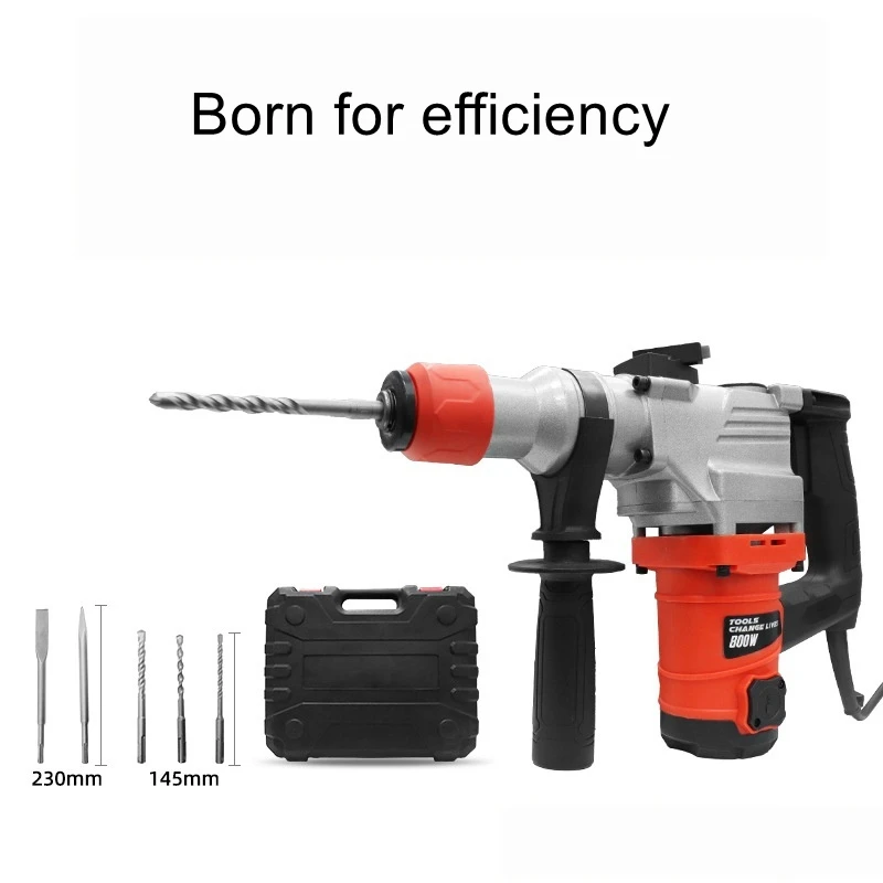 Multi functional three in one light hammer, concrete hammer, electric hammer, impact drill, dual-use