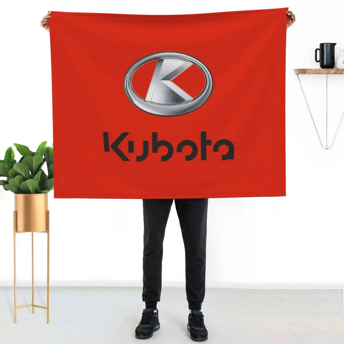 Kubota Tractor Throw Blanket For Baby Luxury Sofas Thermal christmas decoration Personalized Gift Blankets