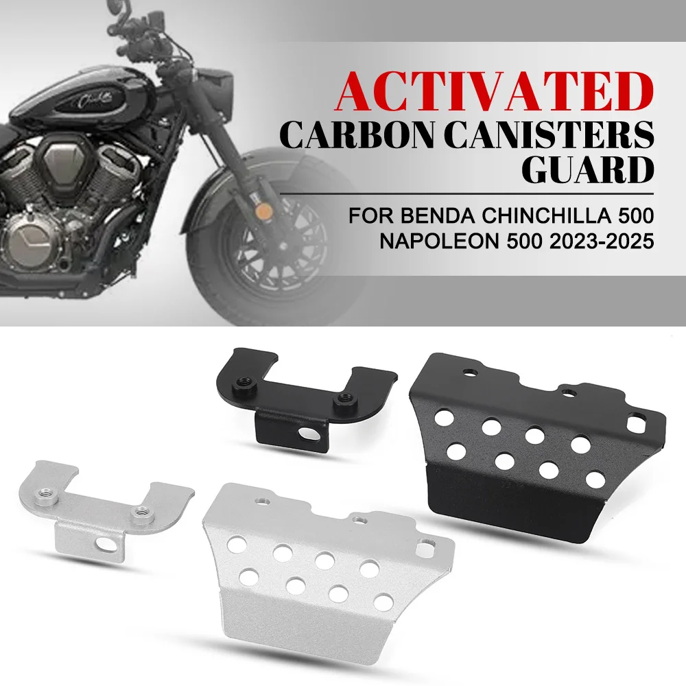 

Napoleon/Chinchilla 500 Motorcycle Accessories Activated Carbon Canisters Guard For Benda Chinchilla 500 Napoleon 500 2023-2025
