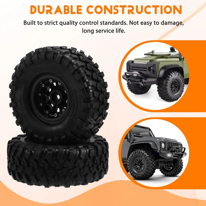 

1,9-дюймовая резиновая шина для 1/10 RC гусеничного автомобиля TRX4//D90 SCX10 II III-MST-ABWY