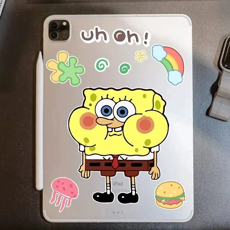 Cartoon Cute SpongeBob SquarePants Patrick Star Luggage Mobile Phone Case Water Cup Electric Car Decoration Stickers Wholesale