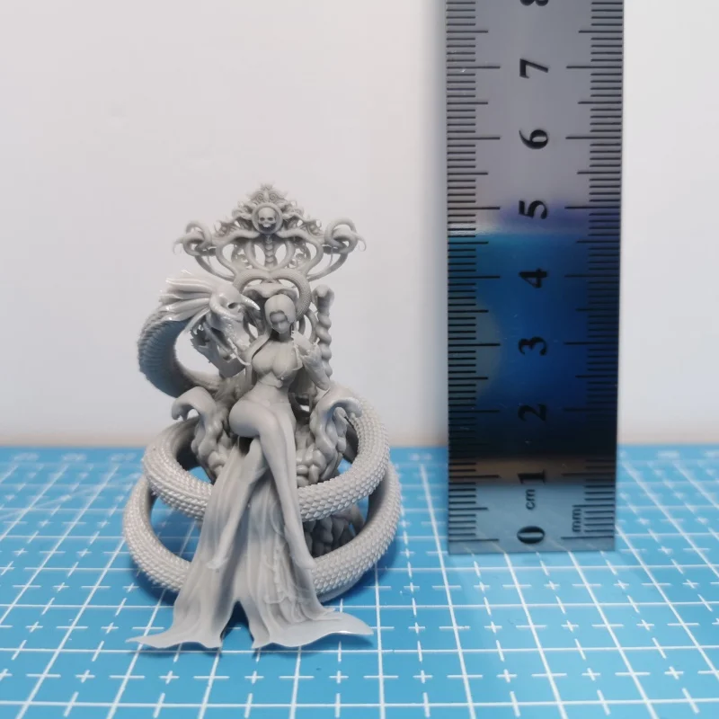 Auto Salon Girl 1/35 Bilancia Figura In Resina Completa Modello Kit Assemblare Miniature Smontato Non Verniciato Raccolta Hobby Giocattoli Regali