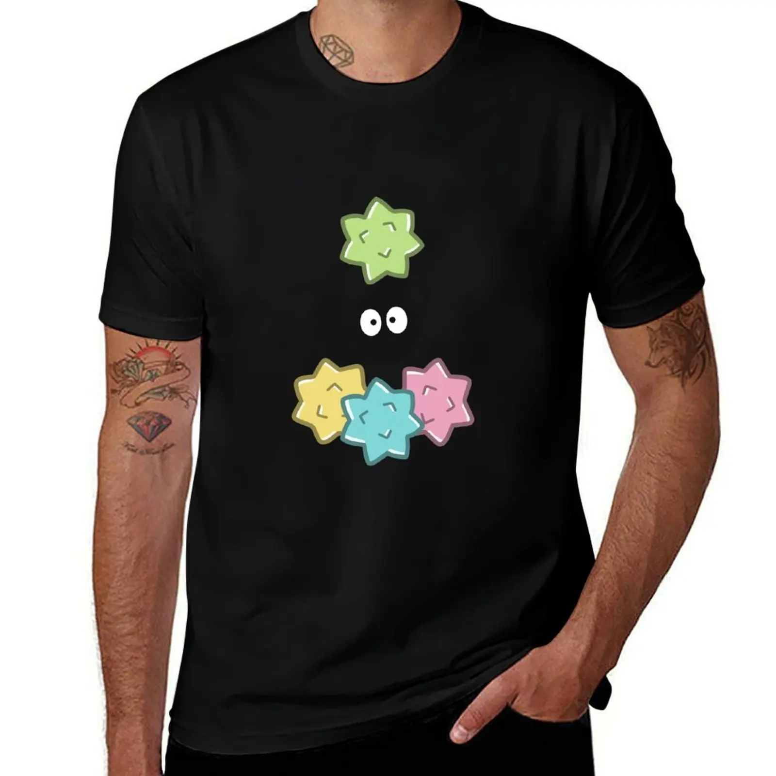 

Konpeito thief T-Shirt blue archive topping hippie clothes plain white t shirts men