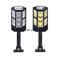 Factory Direct Sell All in One Intelligent Solar Wall Light 20w Led Cob Garden Light Waterproof Wall Lamp with Motion Sensor