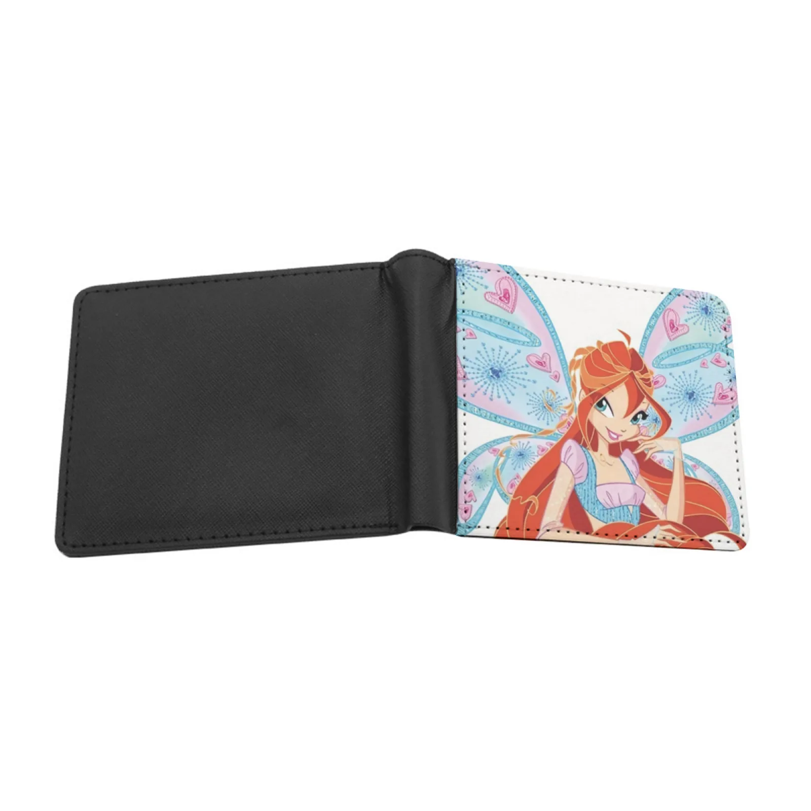 Bloom Believix New Print Wallet Short Men Wallets Credit Card Holder Purses Bloom Bloom Winx Bloom Bloom Fairy Bloom Believix