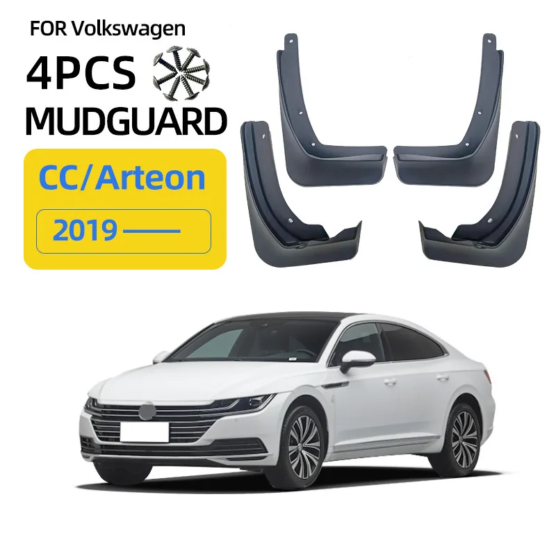 

For 2019-2024 Volkswagen CC Volkswagen Arteon mudguard Mudflaps Front Rear Flares Splash Guards Cover Car Accessoie