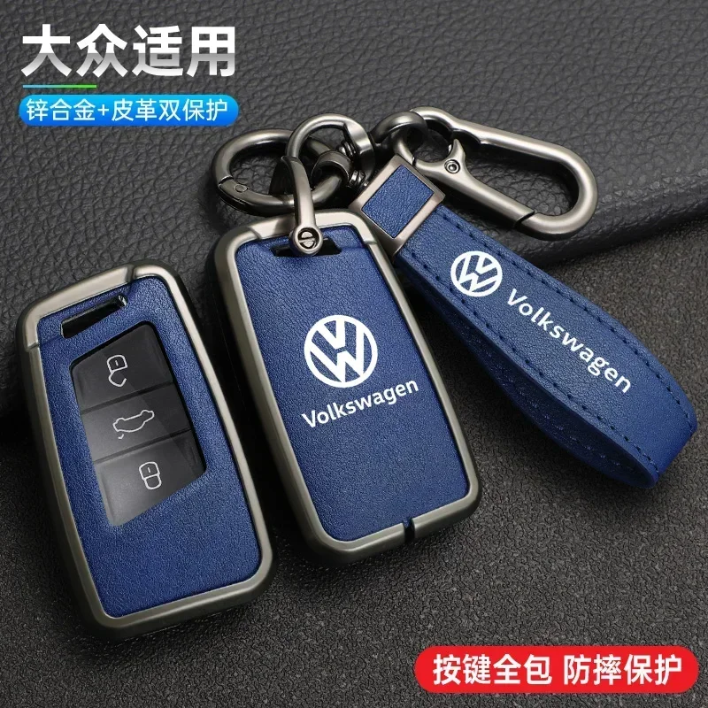 

Кожаный чехол для дистанционного ключа автомобиля, брелок для VW Volkswagen Magotan GTE Passat B6 B7 B8 CC Arteon, аксессуары для авто ключа