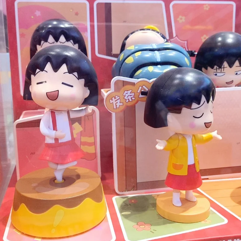 

Genuine Anime Cherry Maruko Funny Daily Series Blind Box Surprise Mystery Box Cute Figure Desktop Ornament Customized Gift Toy