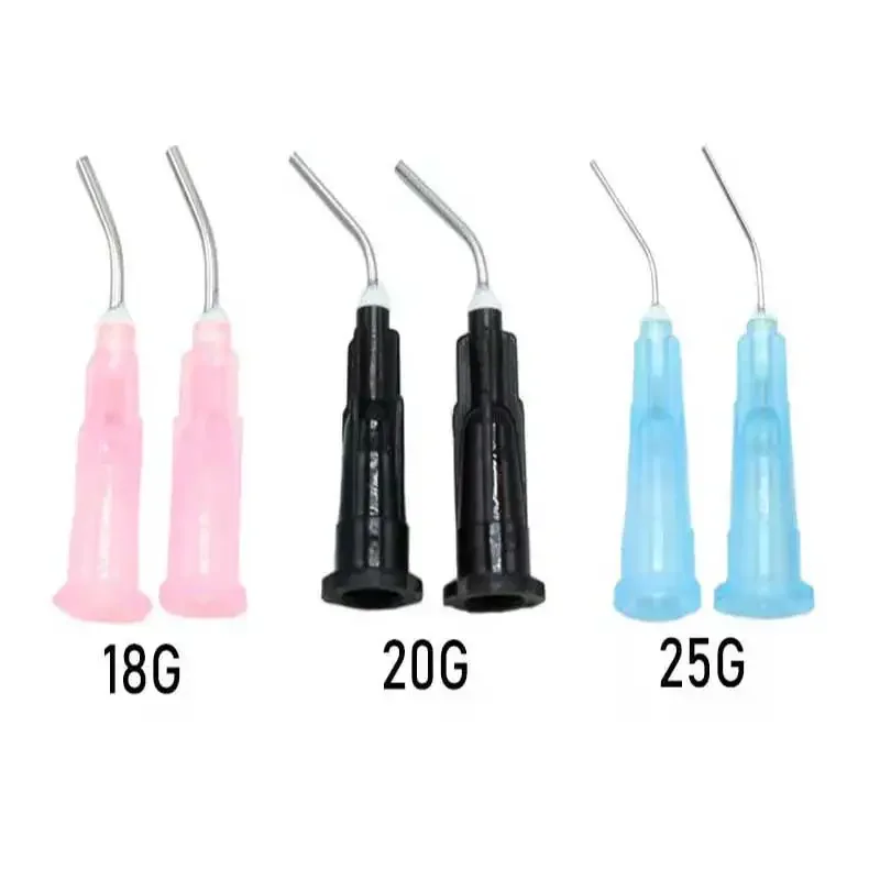 100 stücke Dental Nadel Tipps Zahn Reinigung Oral Care Probent Nadel Tipps Dental Harz Säure Reagenz Delievery Spritze Spitze