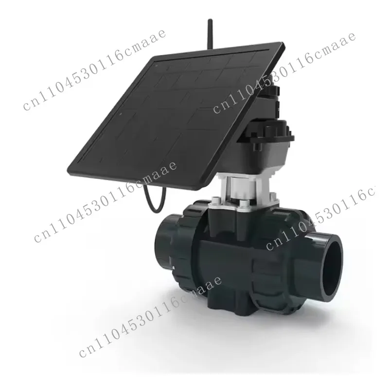 Solar Water Valve -4G LORA  WIFI  Programmable Irrigation Controller Agriculture Water Irrigation Solar Energy Ball Valve