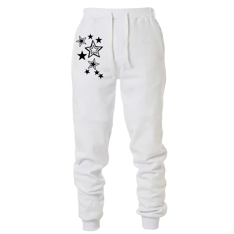 Woman Clothing Women's Baggy Pants Sweatpants Jogger Female Fashion Joggings Casual Printed Stars Full Length Sports Pants