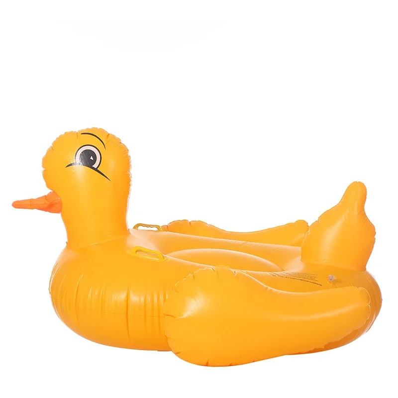 

Custom Large Yellow Duck Inflatable Float Row PVC Water Pool Floats Bed Swimming Mat Inflatable Floating Water Toys