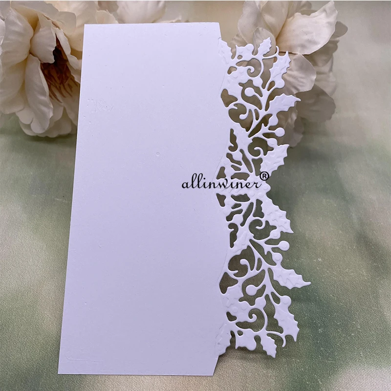 Berry leaf border edge Metal Cutting Dies Stencils Die Cut for DIY Scrapbooking Album Paper Card Embossing