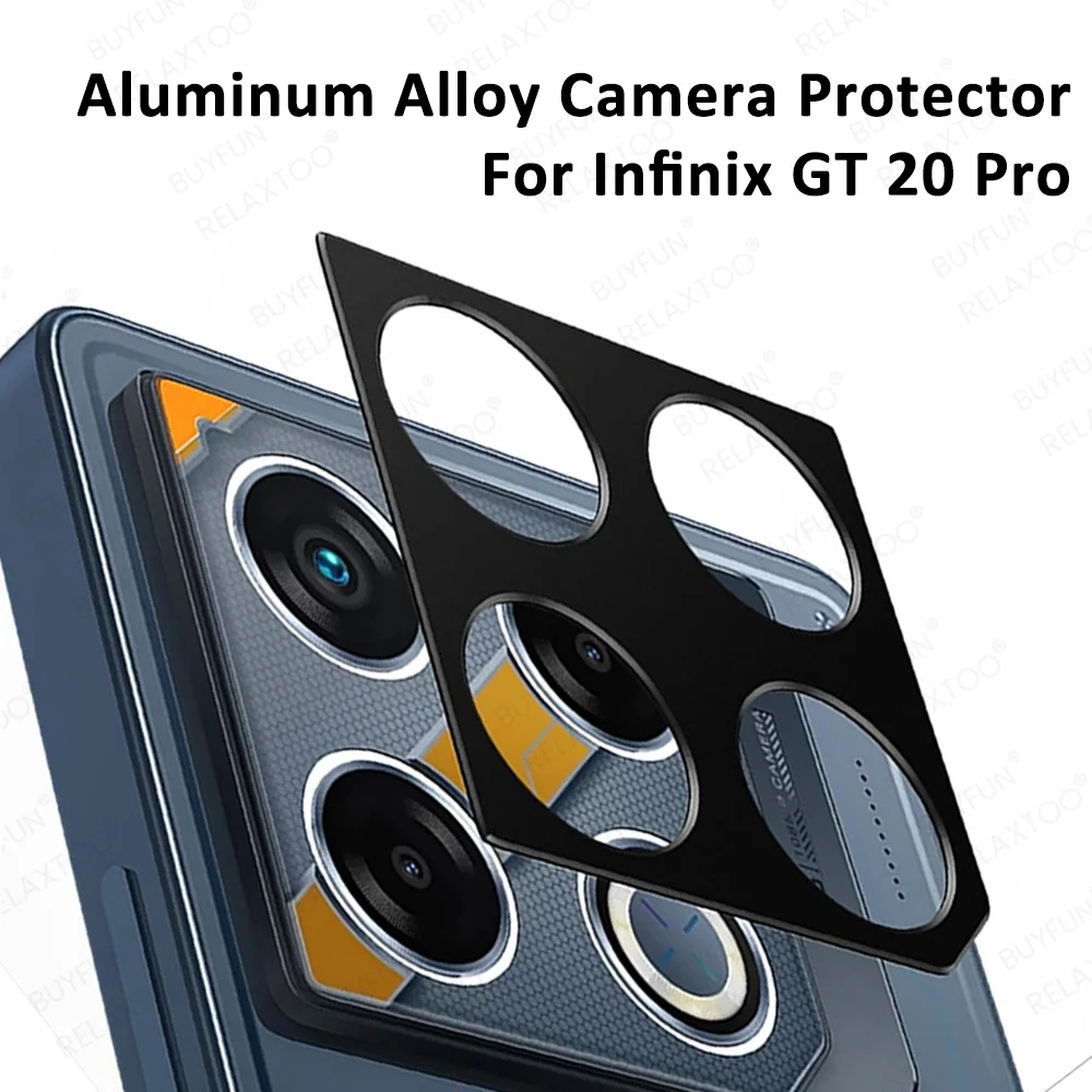 3D Aluminum Alloy Camera Screen Protector Case For Infinix GT 20 Pro Metal Lens Cover Sticker For Infinix GT20Pro G T 20Pro 5G