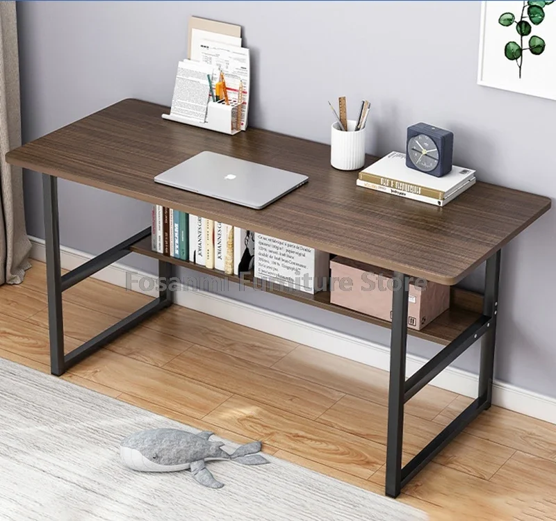 Sturdy Room Students Study Table Wide Desktop Rounded Corners Office Lift Top Table Auxiliary Height Adjustment Side Table