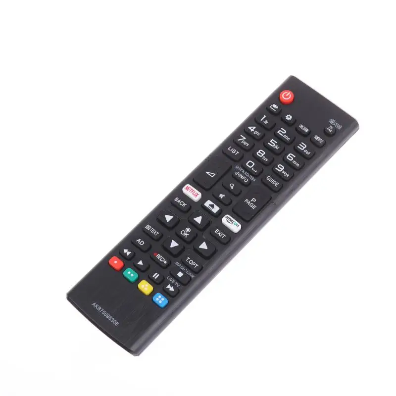 1 peça 433 MHz AKB75095308 Controle remoto universal LCD TV Controle remoto para projetor de TV inteligente Controle remoto IR