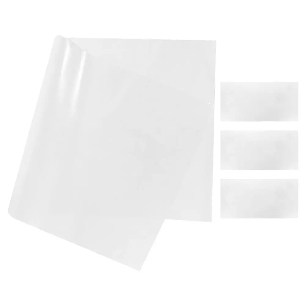 4Pcs Static Whiteboard Film for Wall Portable Dry Erase Sheet Removable Reusable Drawing Board for Teaching Graffiti Learning