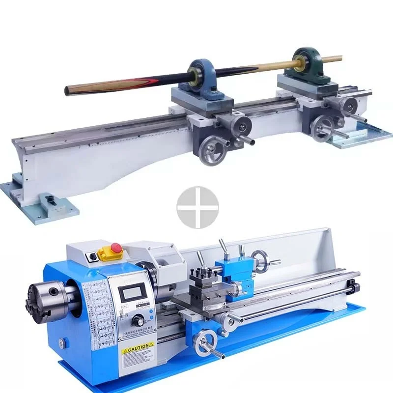 Double chuck billiard cue lathe variable speed improved  repair lathe