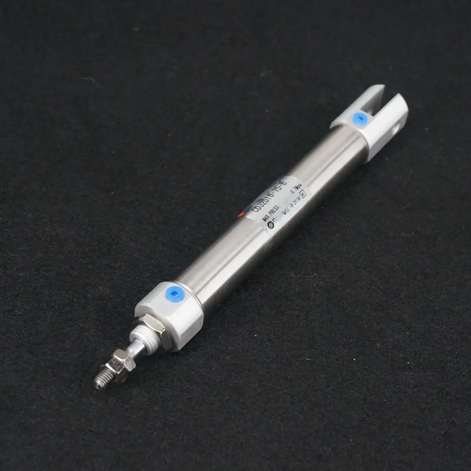 Bore 16mm Stroke 75mm CDJ2D16-75 Pneumatic Air Cylinder Double Acting Double Clevis Style