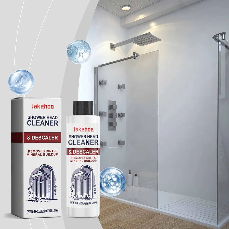 

Shower Head Cleaner Bathroom Stain Removal Descaling Agent Deep Cleans Clogs Shower Head Bathroom Surfaces