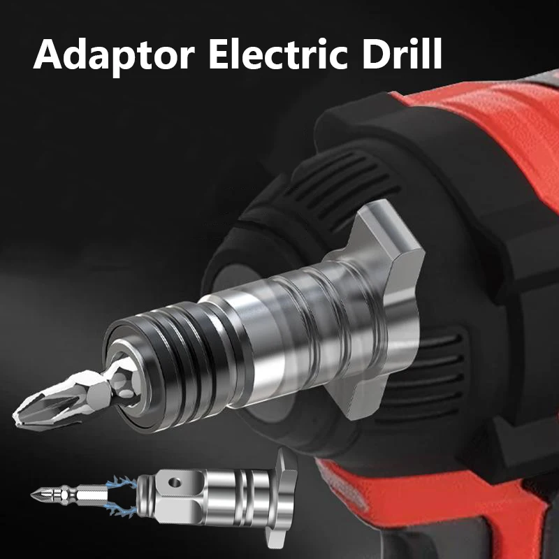 

Electric for Drill Adapter Accessories Electric Spanner Adapter,drill Bit, Adapter Multifunctional Accessories