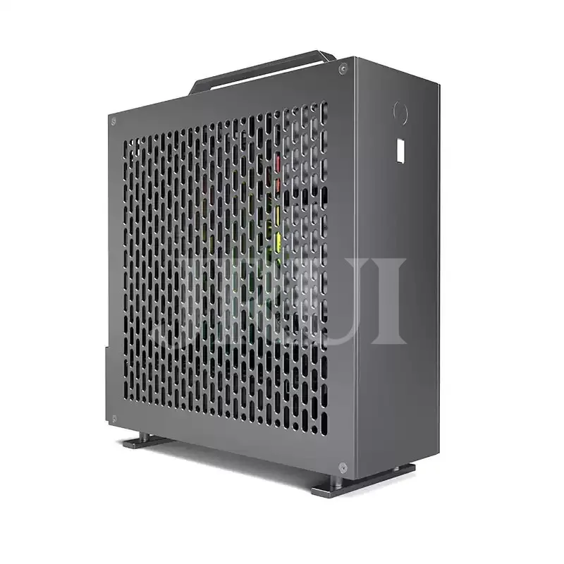 A24-V5 5L Mini Itx Desktop, Small Form Factor with Dual Slots and 1U Single Output for PC DIY Assembly
