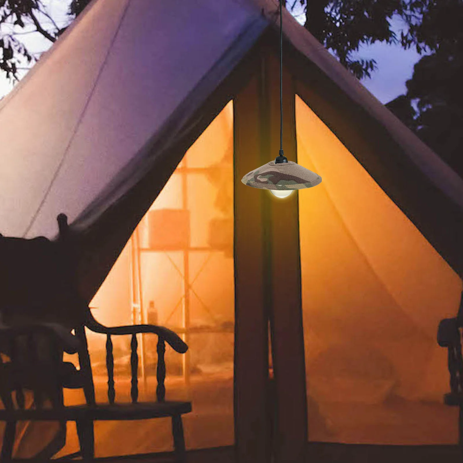 

Durable Canvas Outdoor Lamp Shade Portable Lightweight Small Lamp Cover Cover for Camping Lampshades Small Lampshade for Camping