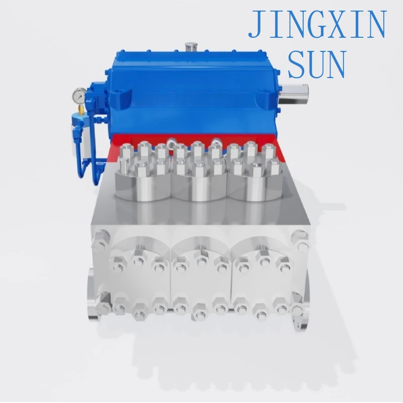 Line wellhead cleaning equipment reciprocating  large flow oilfield water injection pump, plunger pump