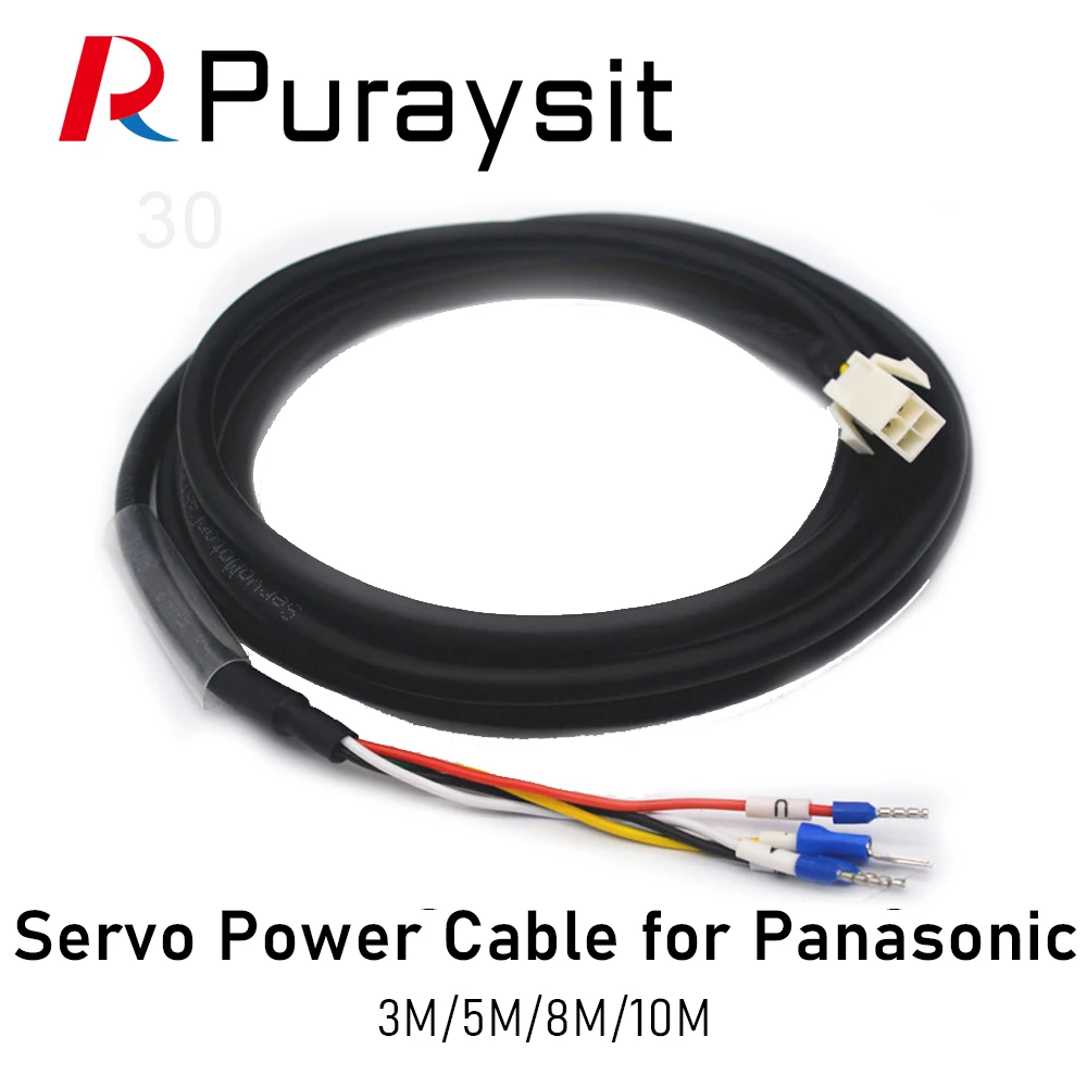 

Puraysit Servo Motor Power Cable MFMCA0050EED MFMCA0030EED MFMCA0100EED for Panasonic