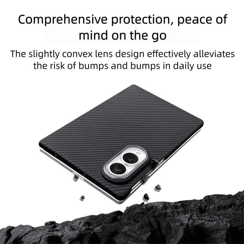 Real Genuine Aramid Fiber For Magsafe Case for Samsung Galaxy Z Fold8 ZFold 8 Ultra Thin Anti-Drop Light Cover Magnetic Holder