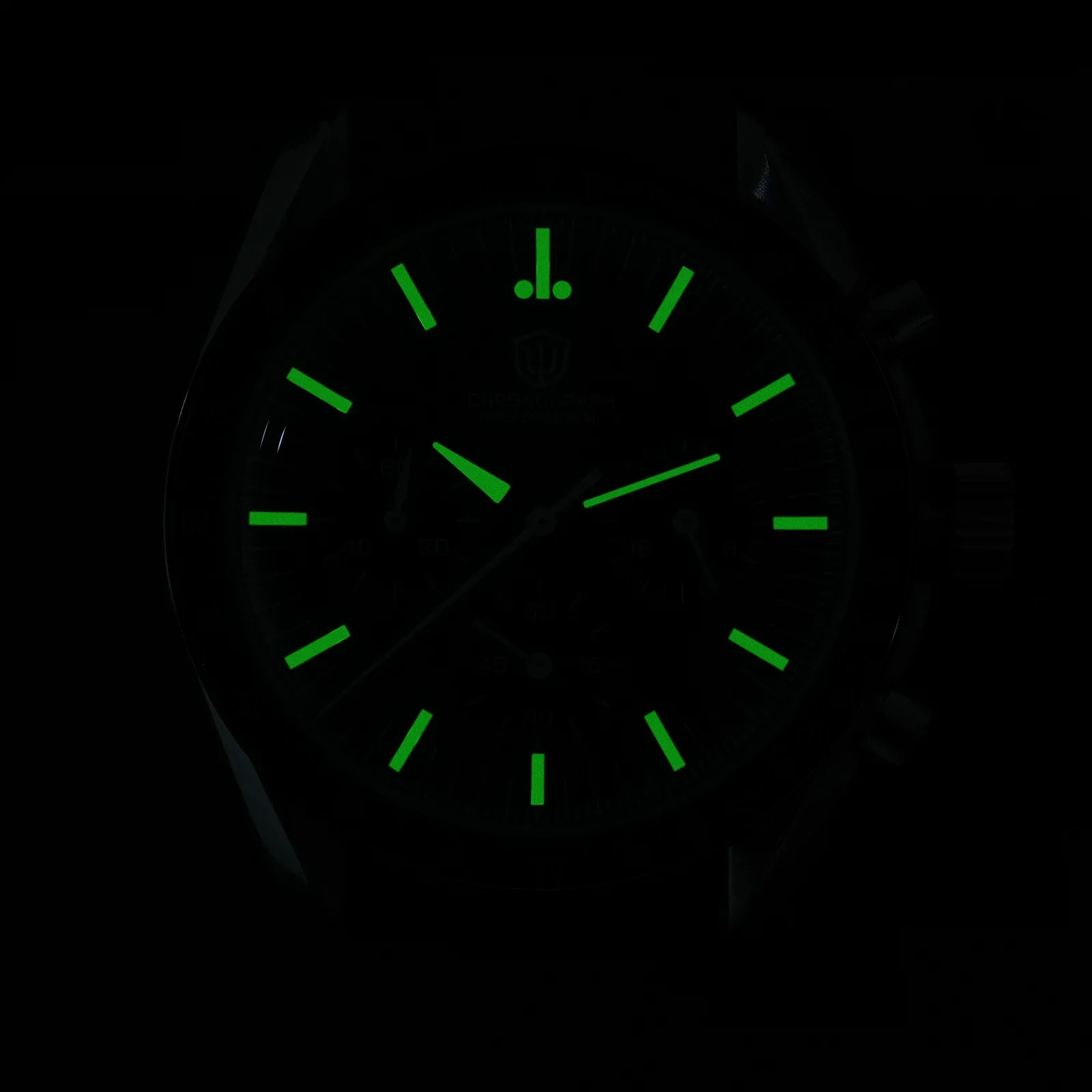 Watchdives WD1863 39mm Quartz Chronograph Sapphire Crystal 10Bar