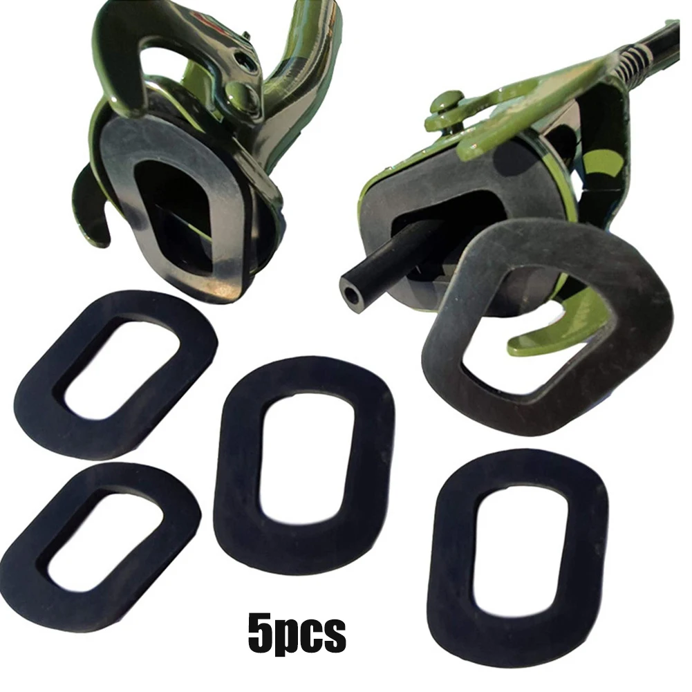 5PCS Rubber Fuel Seal Gasket For 5/10/20L Petrol Canister Jerry Can Gas Tank Cap Replacement Black