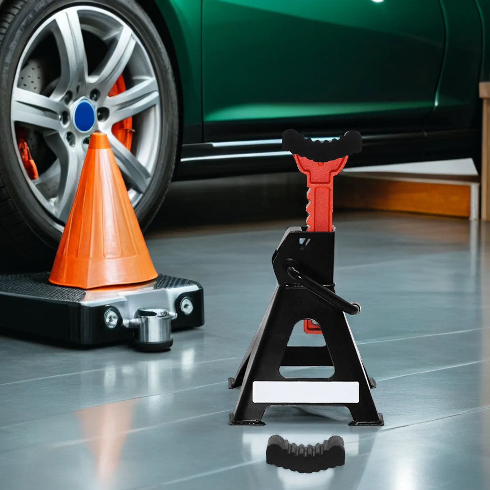 

4Pcs Car Jack Rubber Pad Slip Resistant Floor Jack Stand Support Pinch Weld Protector Heavy Duty Lift Pad for Automotive Repair