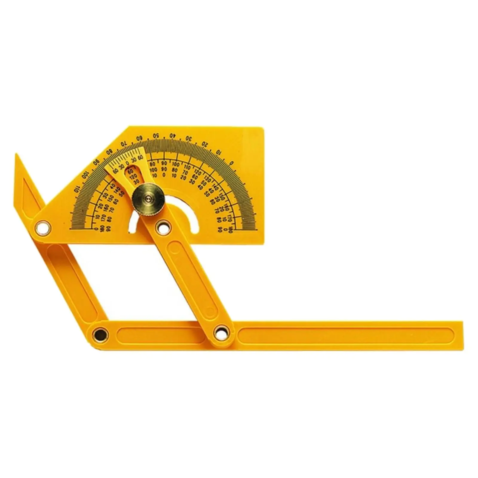 Portable Protractor Angle Finder Measuring Tool 0 to Woodworking