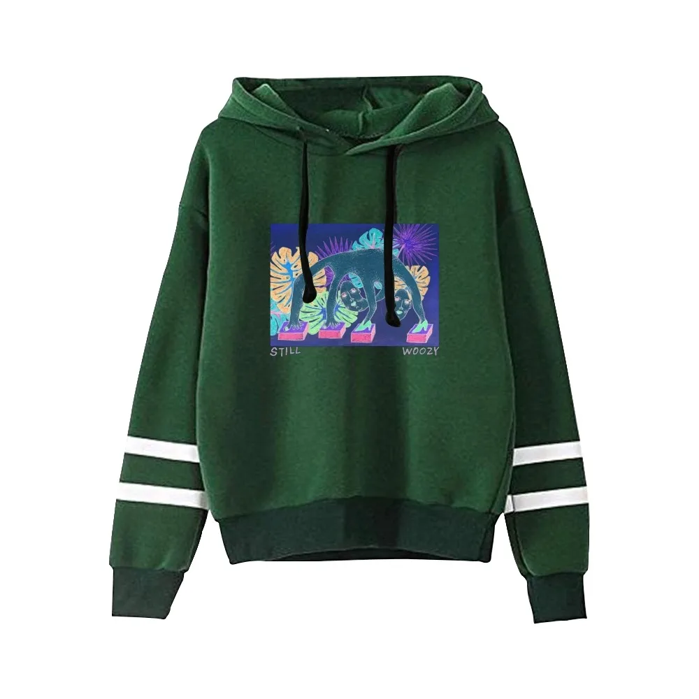 Nog Steeds Wazige Merch Hoodie Unisex Pocketless Mouw Sweatshirt Heren Dames Pullover 90S Rapper Jeugdige Hiphop Kleding