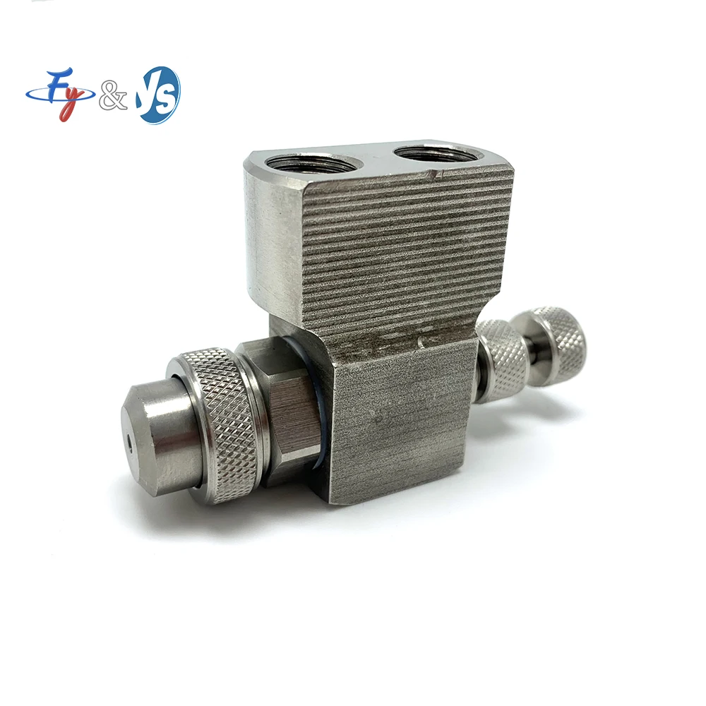 YS Stainless Steel Adjustable Siphon Micro Flow Rate Round Spray air Atomizing Nozzle, JAC Industrial Nozzle