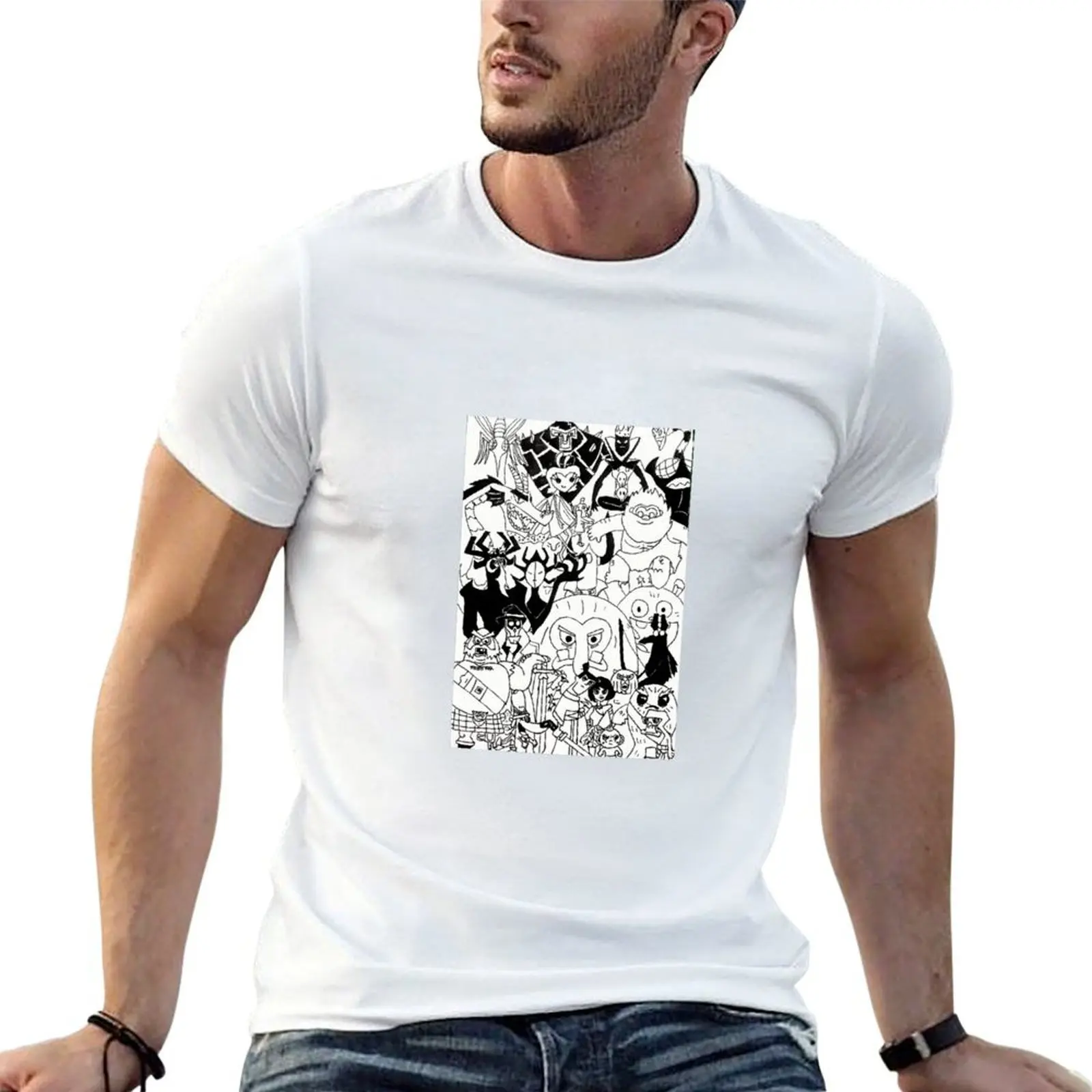 

Samauri Jack Characters T-Shirt t shirts for man graphic tees t shirts for man pack white T-Shirt