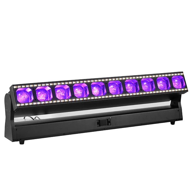New Version LED Bar Light Pixel Zoom 10x 60w RGBW 4 In1 Led with High Power Moving Head Light Stage Beam bar Light