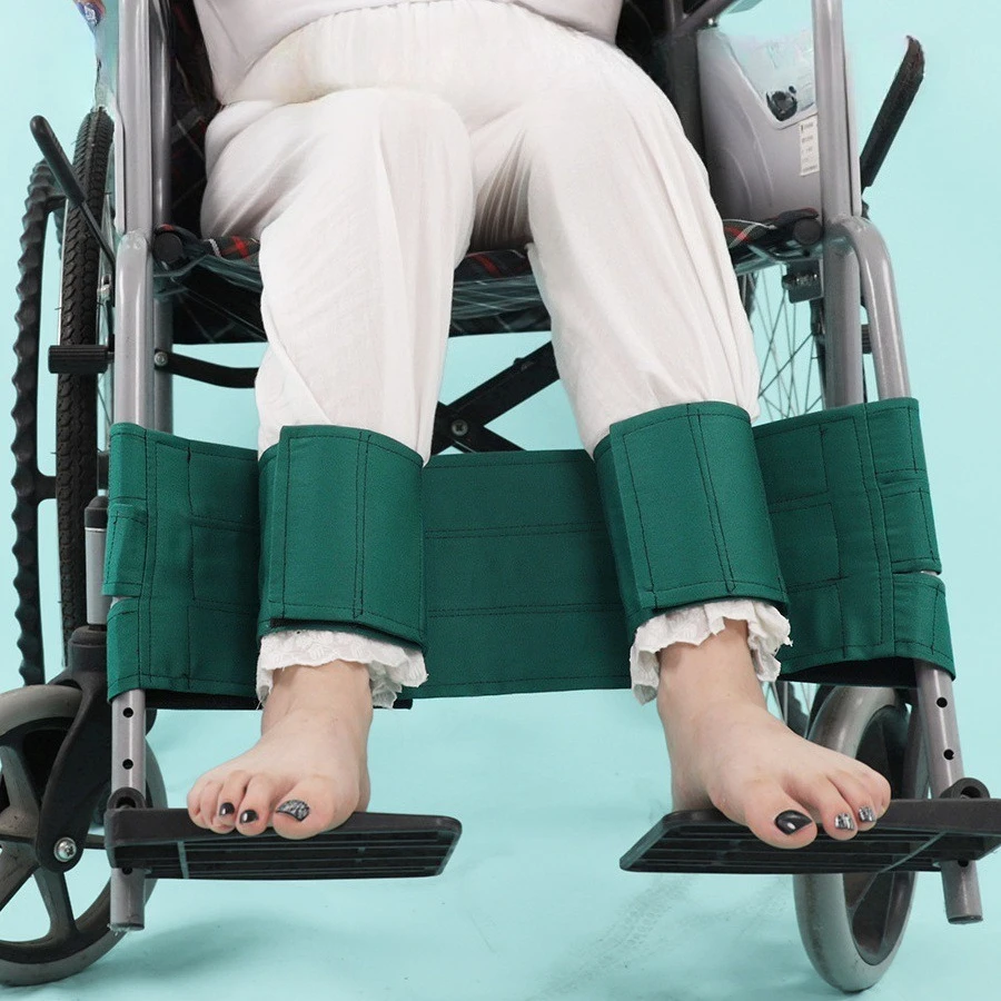 

Non-slip Wheelchair Seat Belt Elderly Patient Leg Calf Anti Fall Seat Belt Wheelchair Footrest Restraint Limb Fixed Strap Belt